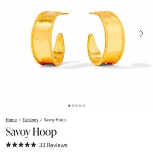 Julie Vos Savoy Hoops Small
